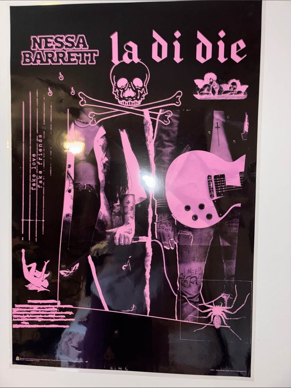 Nessa Barrett x Jxdn Laminate Poster